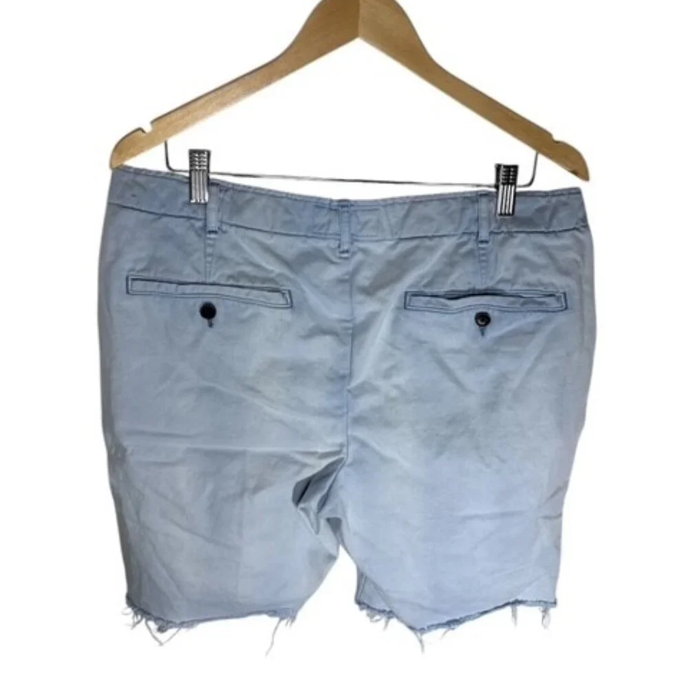 Vintage Abercrombie And Fitch Men’s Distressed Cut Off Blue Shorts Size 33 - Picture 2 of 12